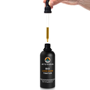AYUVANA Bio Lions Mane Tinktur - Volle Pipette mit Reishi Tinktur