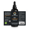 AYUVANA Bio Cordyceps Tinktur - Label mit sämtlichen Produktinformationen