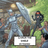 Chaga the Shield beseitigt Toxinix - als Comic