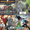Unsere vier AYUVANA Helden im Kampf - Comic