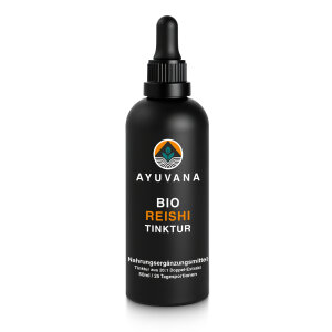 50ml AYUVANA Bio Reishi Tinktur in Miron- Violett-Glas...
